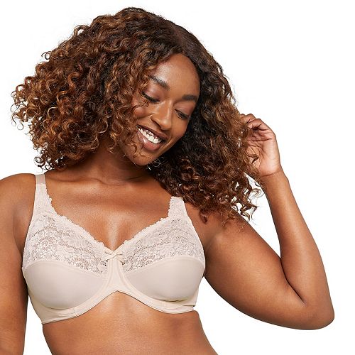 Lilyette By Bali Bra Comfort Lace Full Figure Minimizer Bra 428 Womens