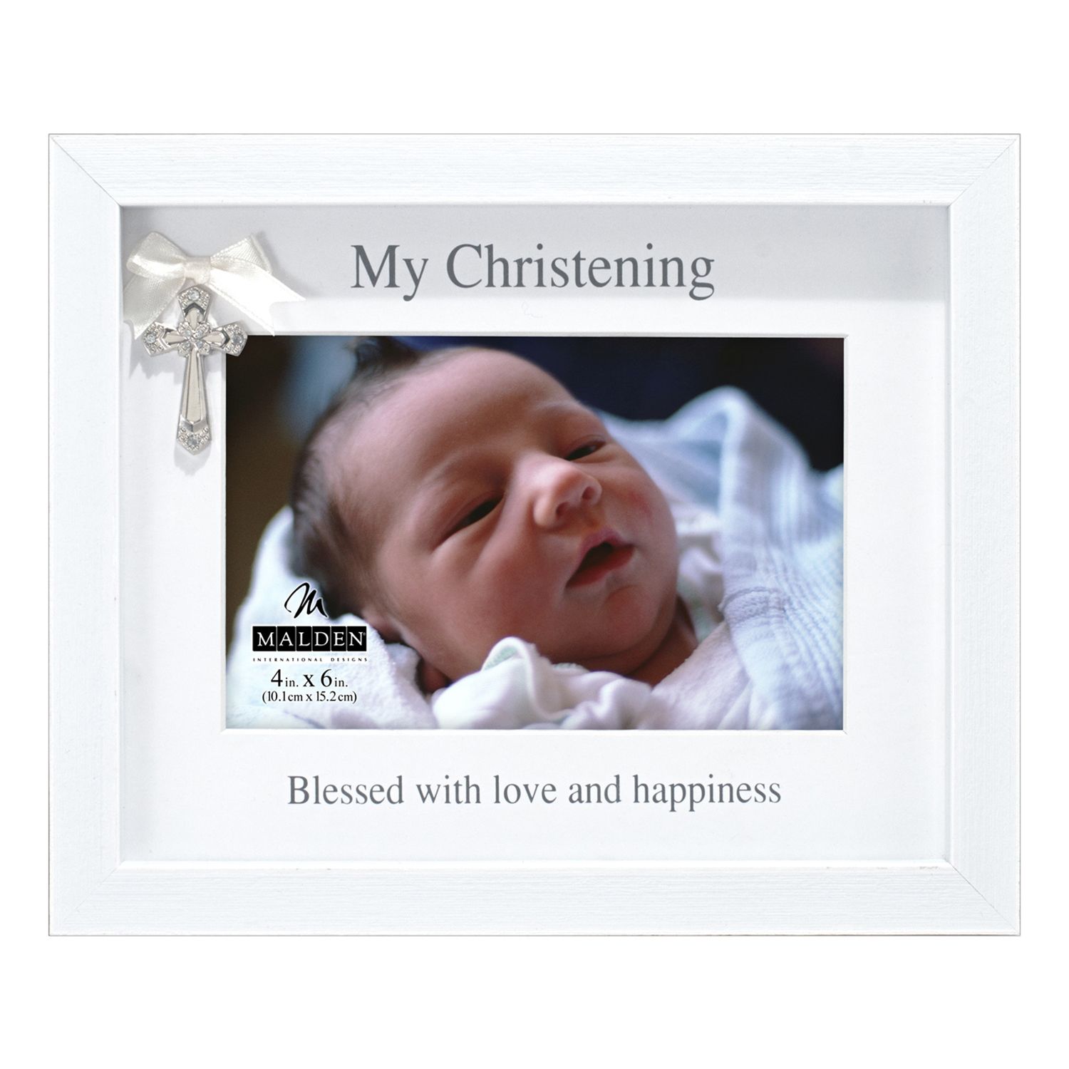 christening photo frame