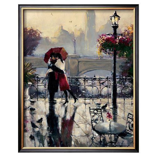 Art.com ''Romantic Embrace'' Framed Wall Art