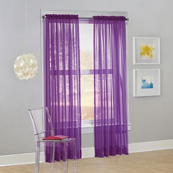 No. 918 1-Panel Calypso Sheer Voile Window Curtain