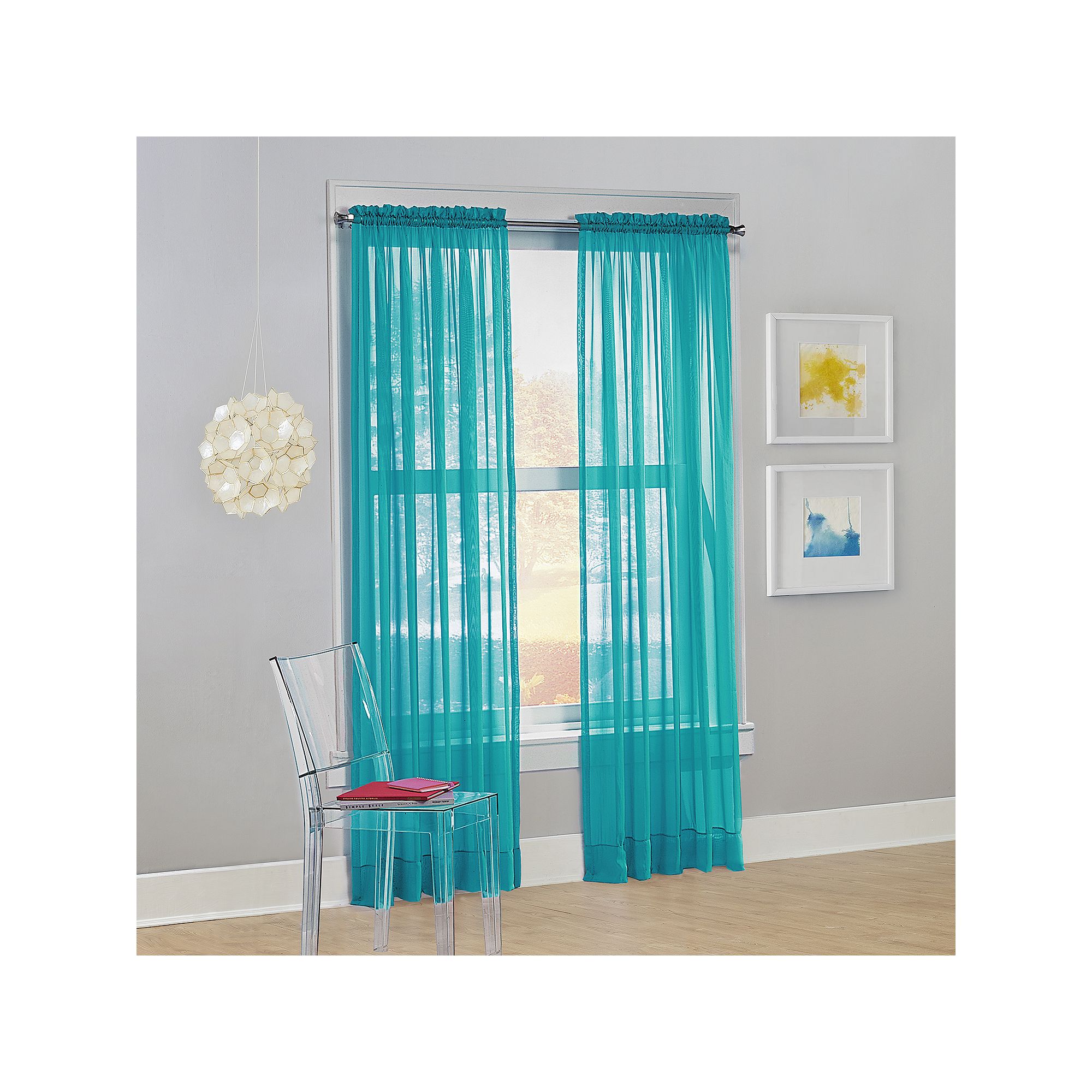 No. 918 1-Panel Calypso Sheer Voile Window Curtain SKU:332970 sku 332970
