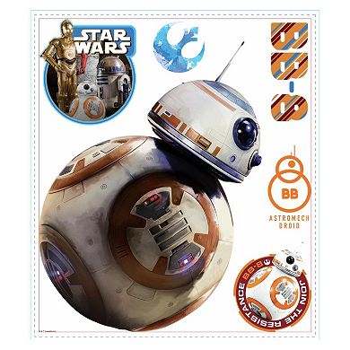 Star Wars: Episode VII The Force Awakens BB-8 Peel & Stick Wall Decal