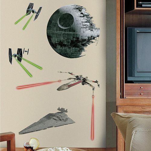 Star Wars Classic Spaceships Peel & Stick Giant Wall Decal