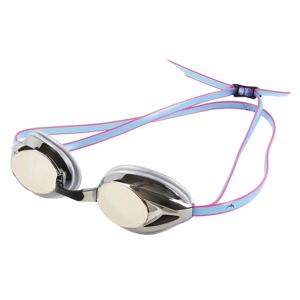 tubo respirador Antorchas Arriba Adult Dolfin Charger Mirrored Swim Goggles