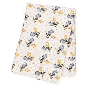 Dr. Seuss One Fish, Two Fish Flannel Swaddle Blanket by Trend Lab