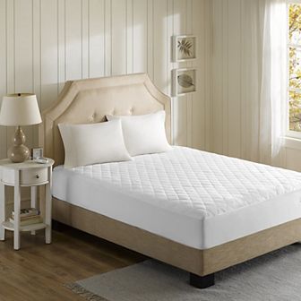 Beautyrest Microfiber Heated Mattress Pad with 3M Scotchgard