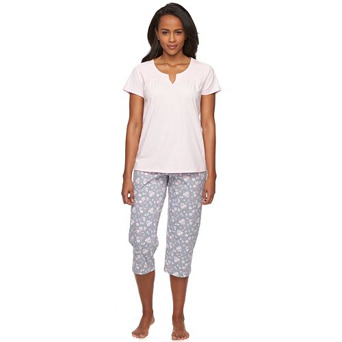 Women's Croft & Barrow® Pajamas: Beachside Dreams Capri Pajama Set