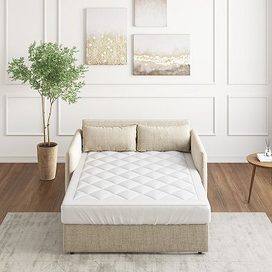 Sleep Philosophy Holden Waterproof Sofa Bed Mattress Pad 