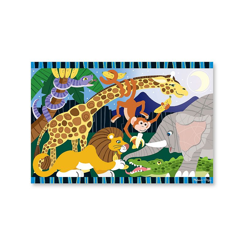 Melissa & Doug 24-pc. Safari Social Floor Puzzle, Multicolor