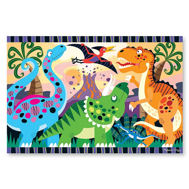 Melissa & Doug 24-pc. Dinosaur Dawn Floor Puzzle, Multicolor