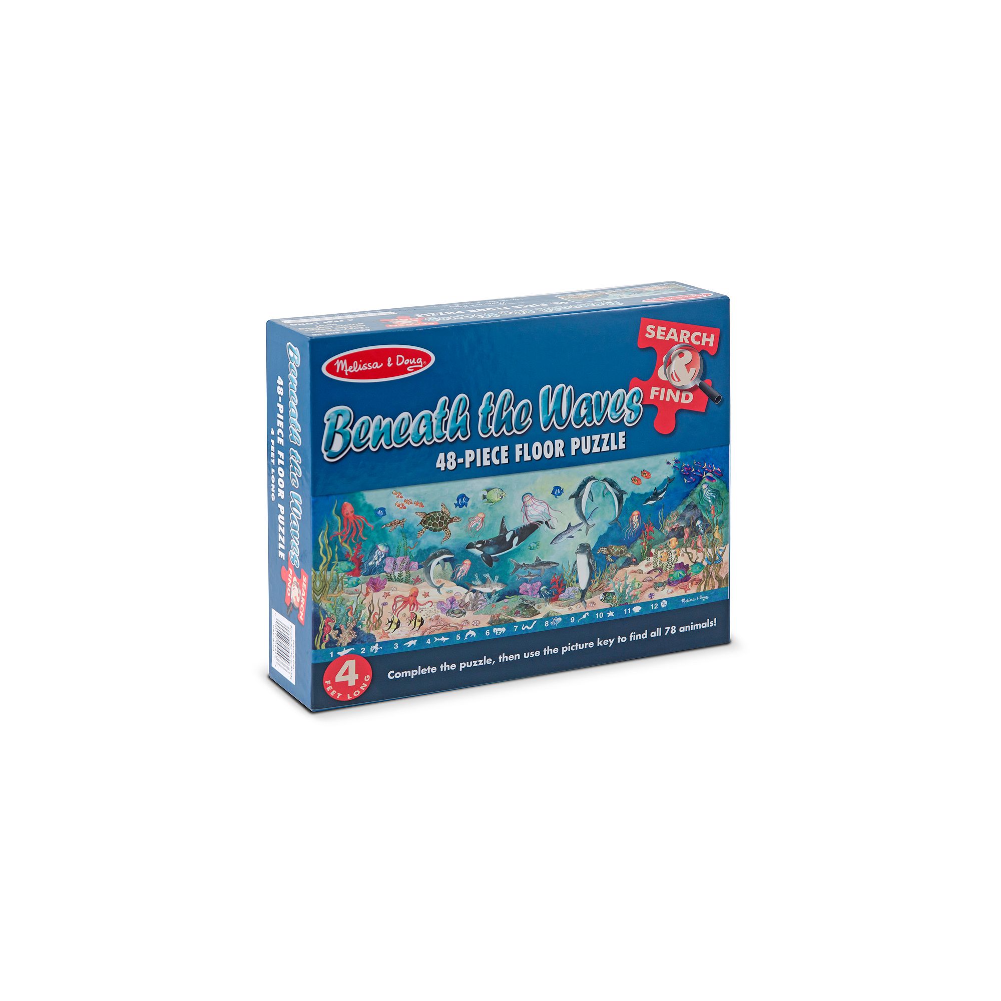 Melissa & Doug 48-pc. Search & Find Beneath the Waves Floor Puzzle, Multico