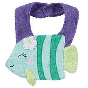 Baby Girl Carter's Animal Terry Bib