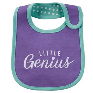 Baby Girl Carter's Family Slogan Bib
