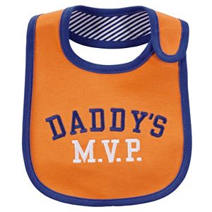 Baby Boy Carter's Family Slogan Bib