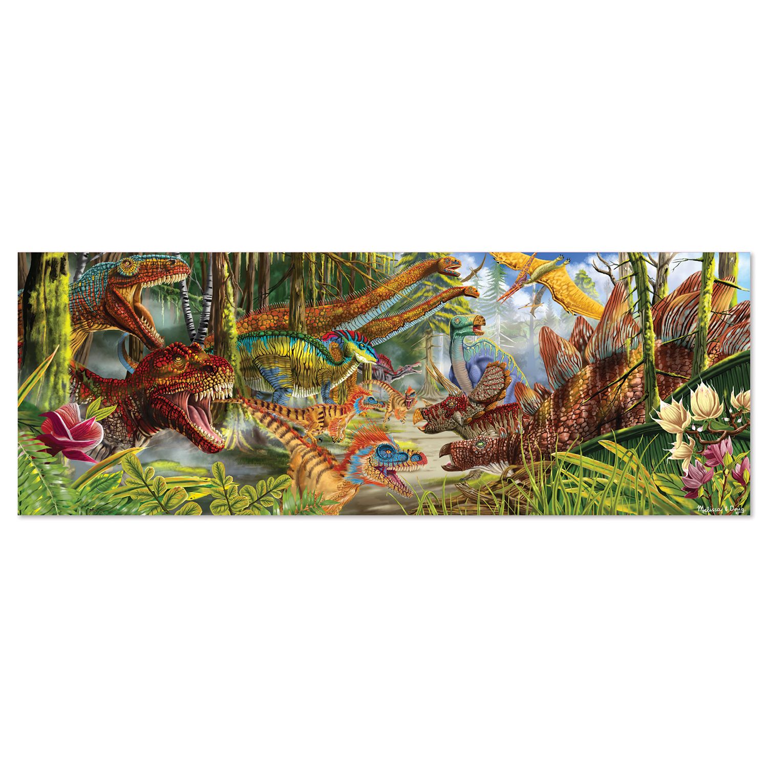 melissa & doug dinosaur floor puzzle