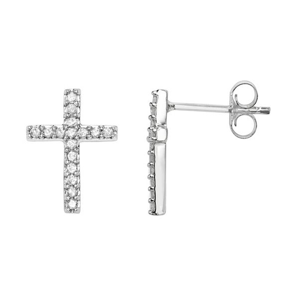 Cross Stud Earrings