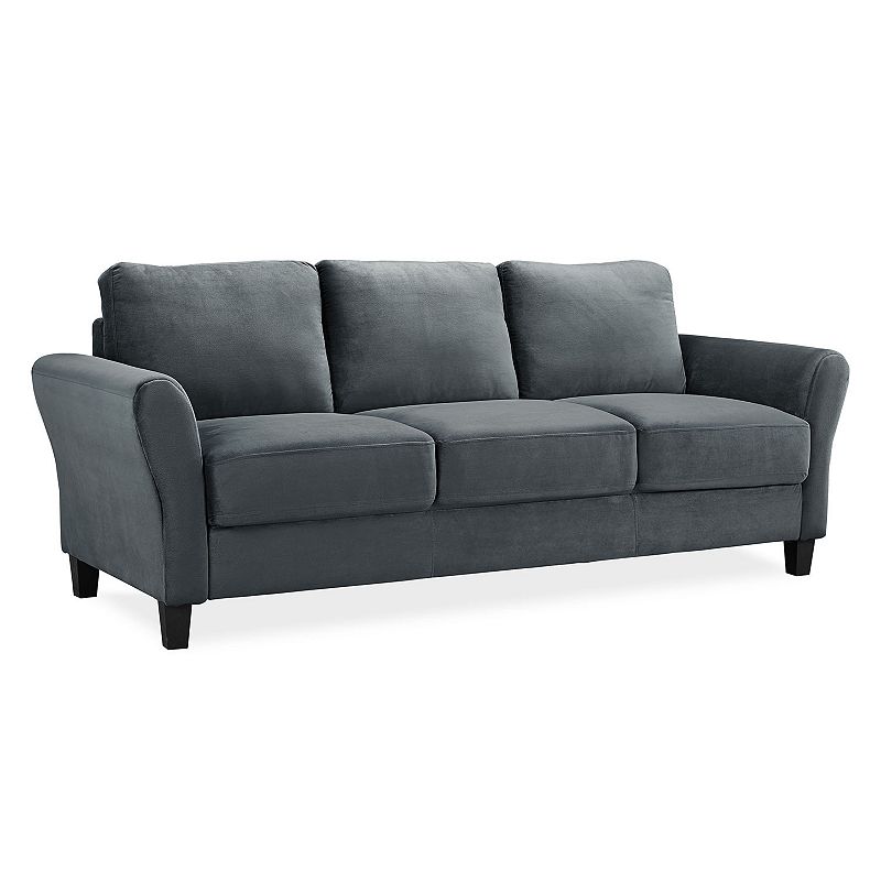 Lifestyle Solutions Westin Rolled Arm Sofa, Grey