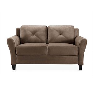 Lifestyle Solutions Hartford Rolled Arm Loveseat