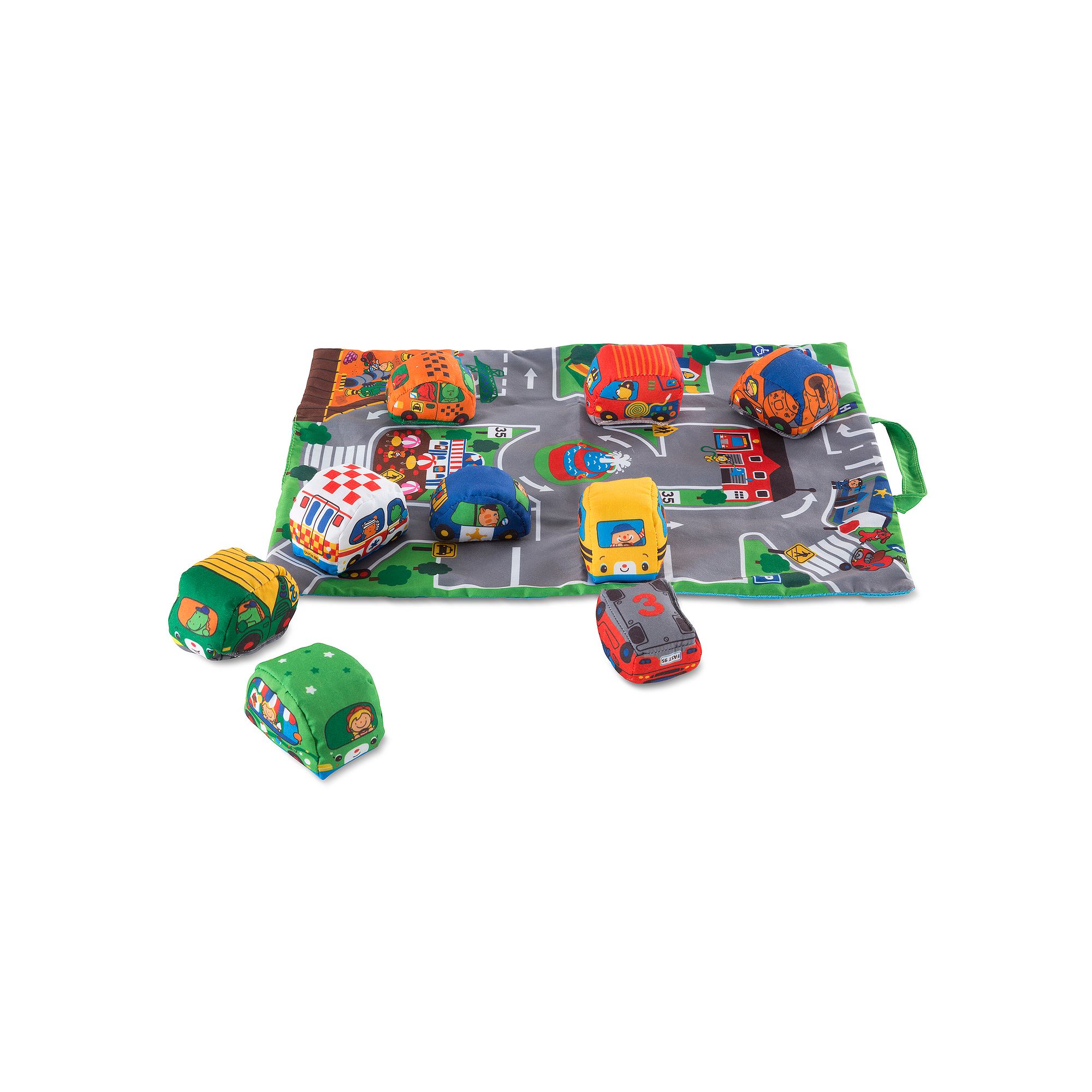 Melissa & Doug Take-Along Town Play Mat, Multicolor