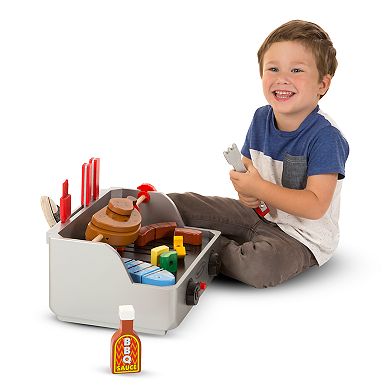 Melissa & Doug 24-pc. Rotisserie & Grill Barbeque Set