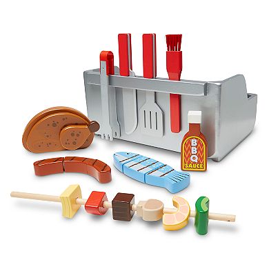 Melissa & Doug 24-pc. Rotisserie & Grill Barbeque Set