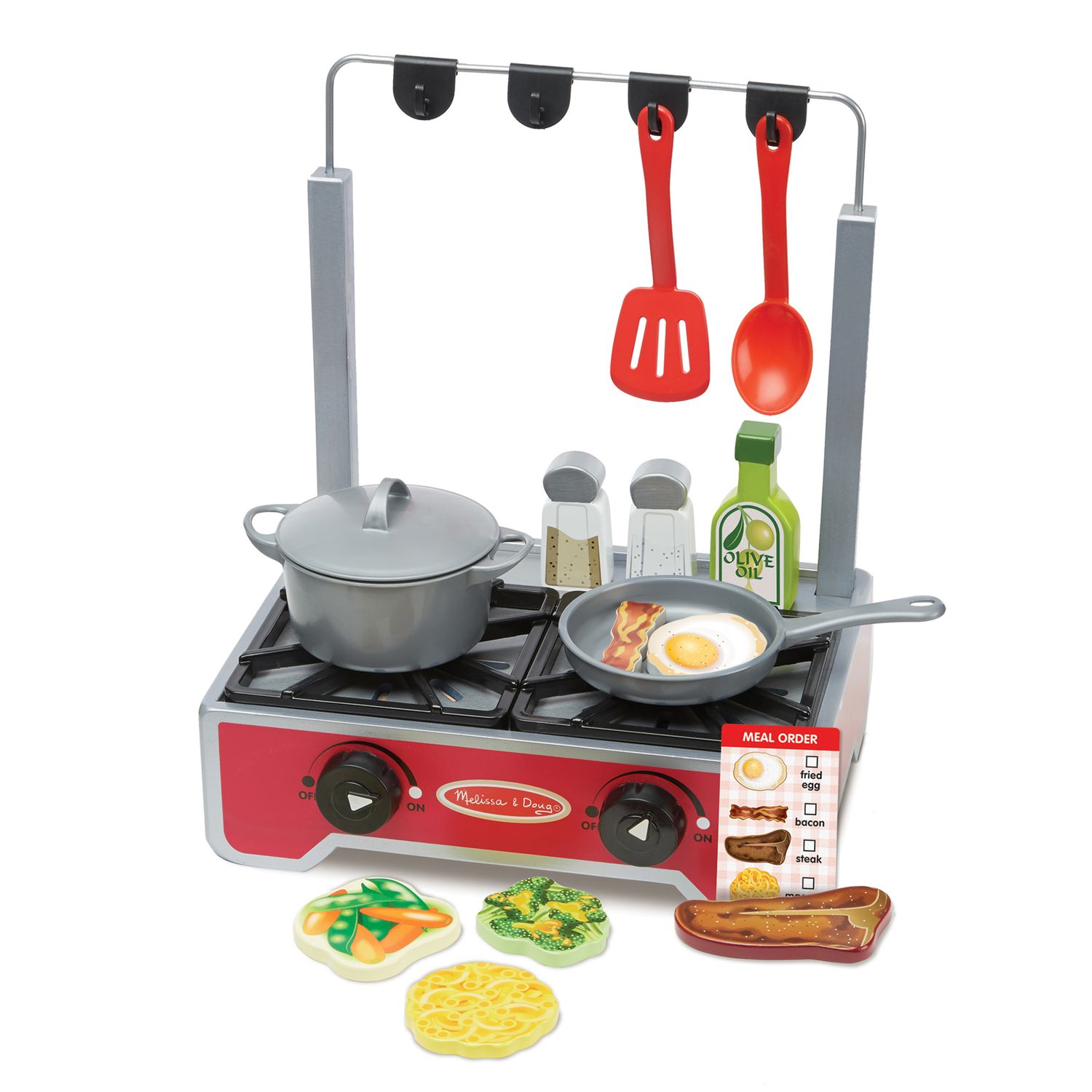 wooden deluxe kitchen and cooking set