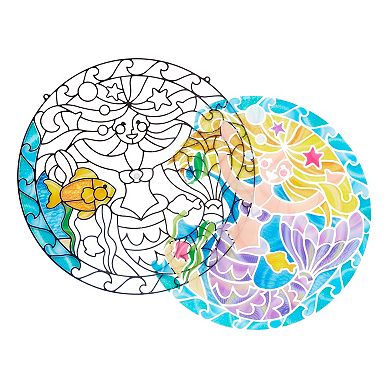 Melissa & Doug Stained Glass Made Easy Mermaid Set