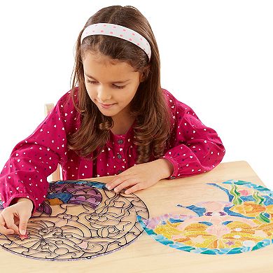 Melissa & Doug Stained Glass Made Easy Mermaid Set
