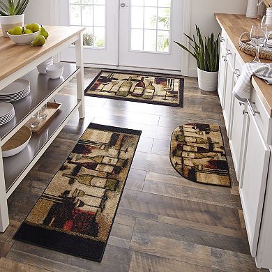 Mohawk® Home Wine & Glasses Kitchen Rug