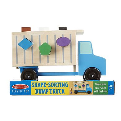 Melissa & Doug Shape Sorting Dump Truck Play Set