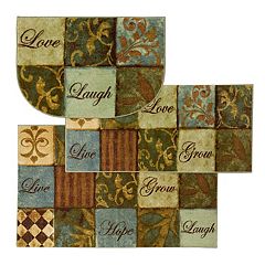 Kitchen Rugs | Kohl's MohawkÃ‚Â® Home Les Fleurs La Terre Kitchen Rug