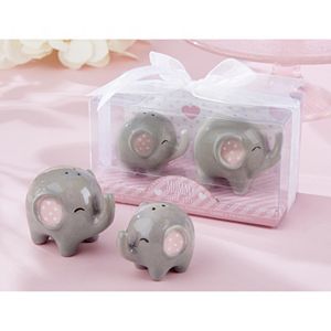 Kate Aspen Little Peanut 2-pc. Ceramic Elephant Salt & Pepper Shakers