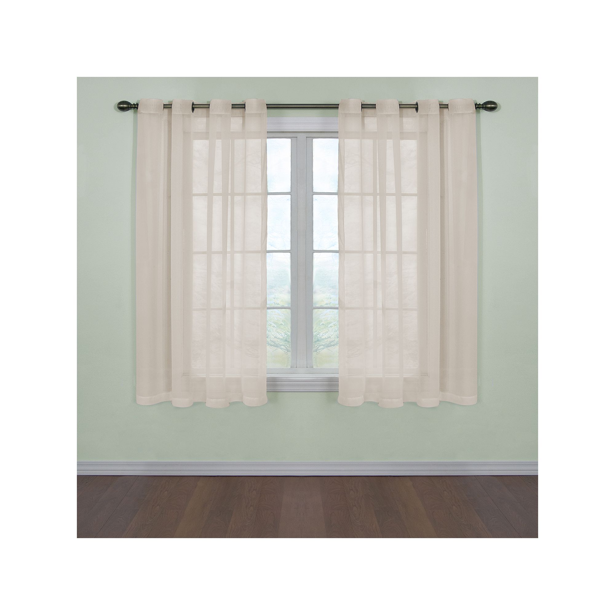 Arm and Hammer™ Curtain Fresh™ Odor-Neutralizing Window Curtain, Ivory