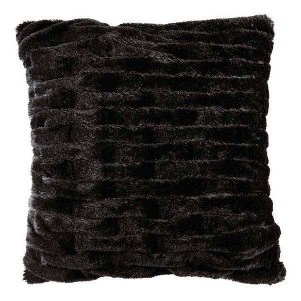 Madison park ruched faux fur throw pillow new arrivals