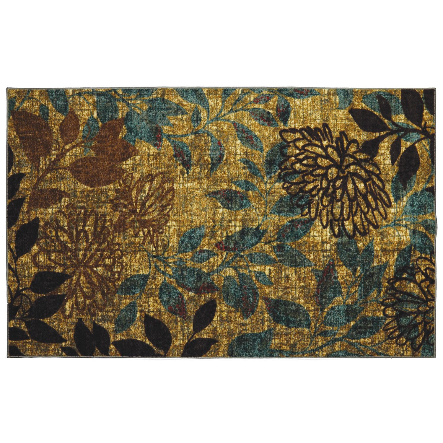 Patterned Wool Area Rug (2.5x4), 'Mystic Inspiration