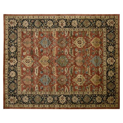 Nourison Jaipur Framed Floral Wool Rug