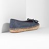 simply vera black flats