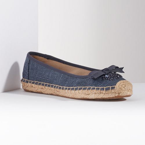 simply vera black flats