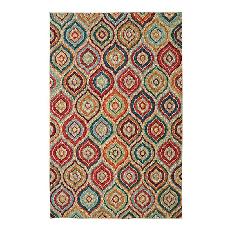 Mohawk Home Larache Ogee Rug, Multicolor, 5X8 Ft