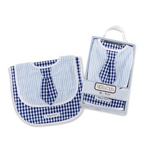 Baby Aspen Little Man Bib & Burp Cloth Gift Set