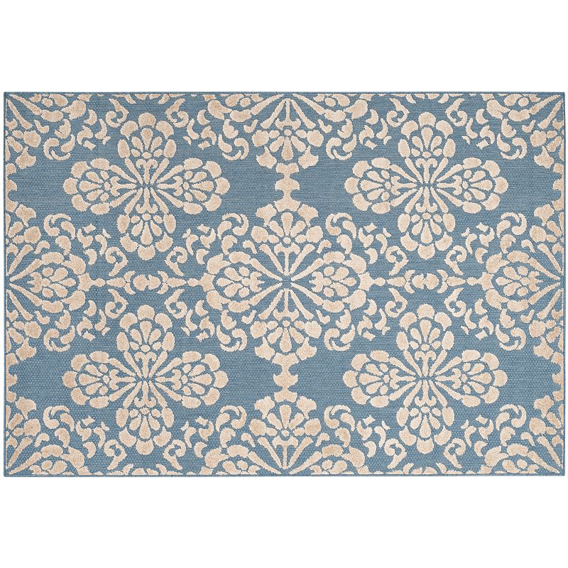 Safavieh Cottage Scarborough Medallion Indoor Outdoor Rug, Multicolor, 8X11 Ft