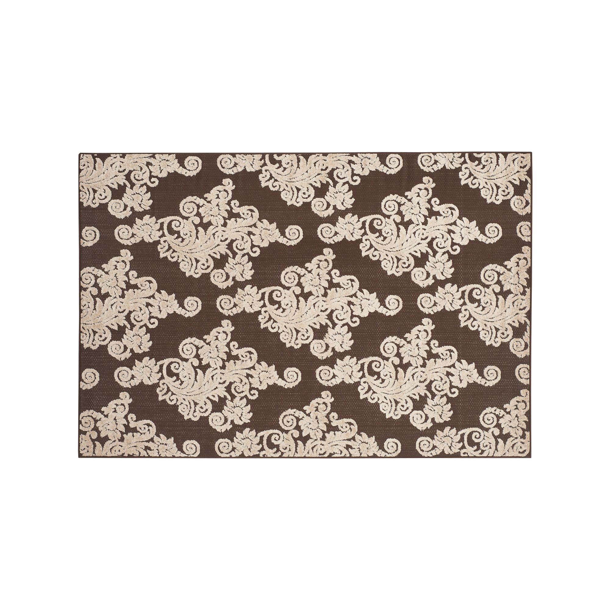 Safavieh Cottage Augusta Medallion Indoor Outdoor Rug, Brown Beige