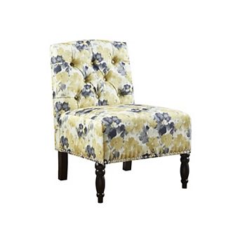 Madison Park Serena Tufted Armless Accent Chair