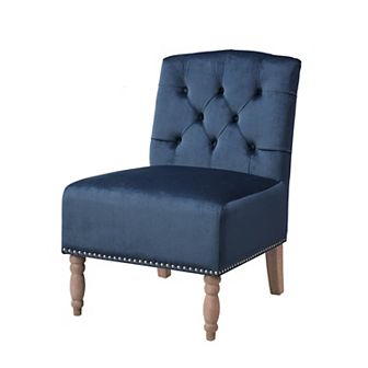 Madison Park Serena Tufted Armless Accent Chair