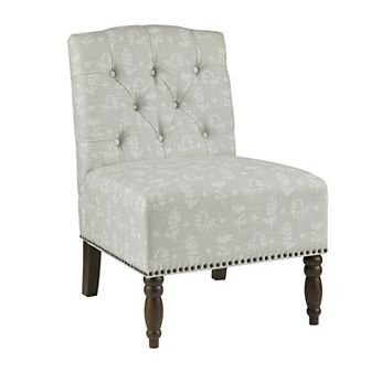 Madison Park Serena Tufted Armless Accent Chair