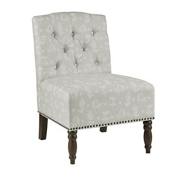 Madison Park Serena Tufted Armless Accent Chair