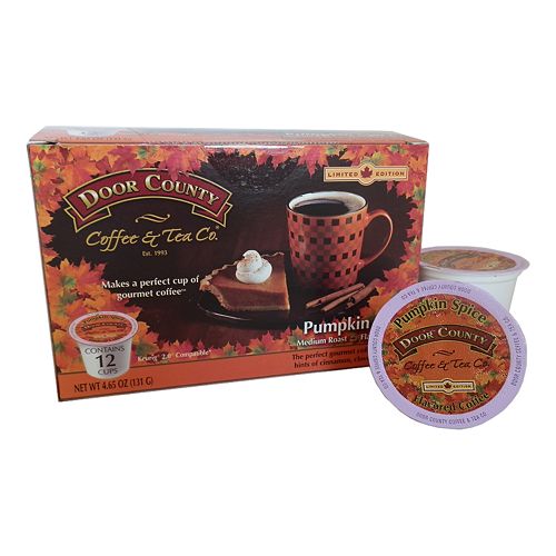 Door County Coffee Tea Co Single Serve Pumpkin Spice Medium