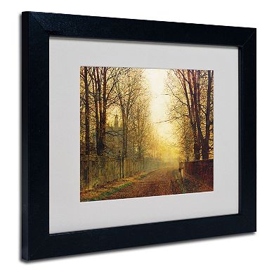 Trademark Fine Art ''Whitby'' Matted Framed Art