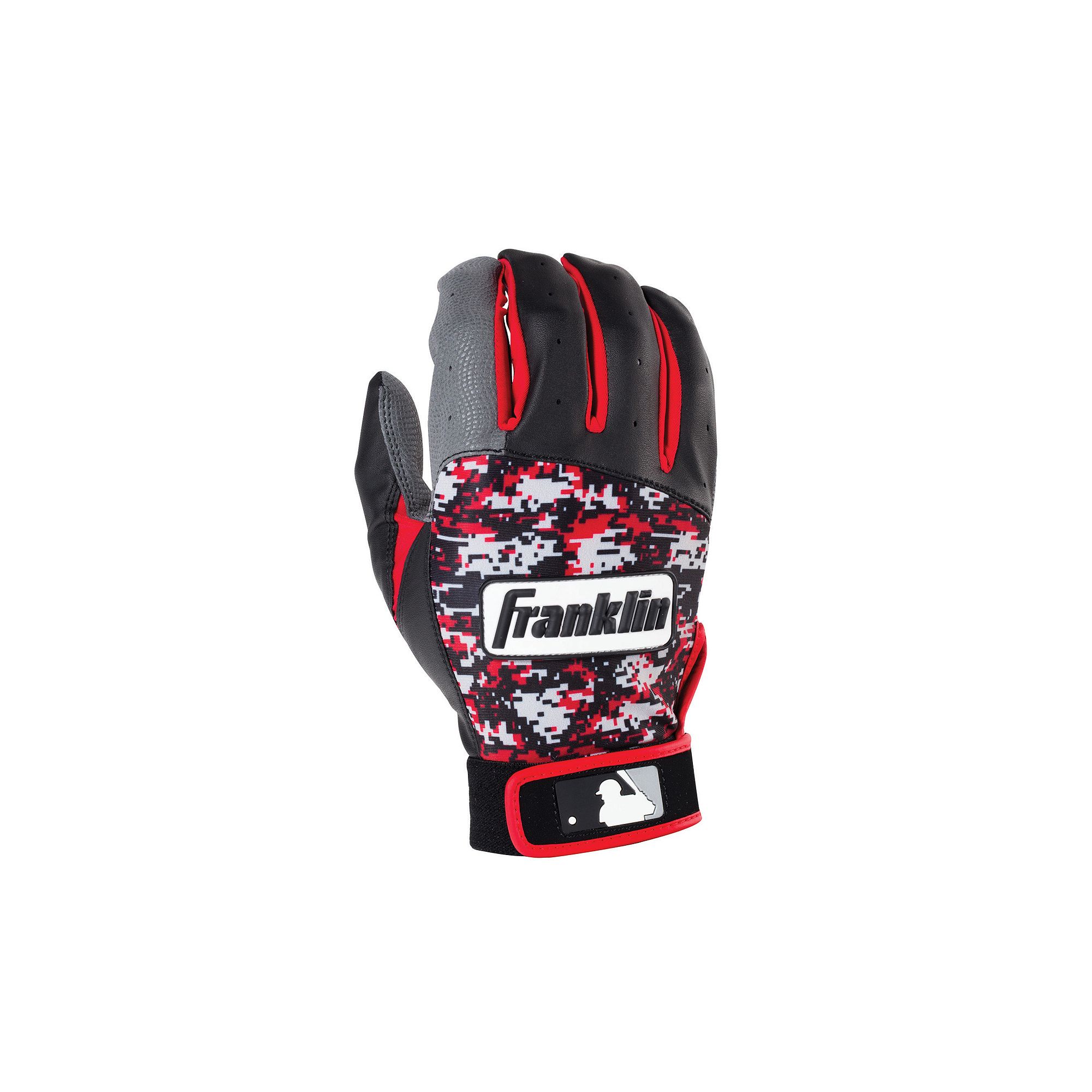 Franklin Sports Digitek Series Batting Glove - Youth, Gray Black Red