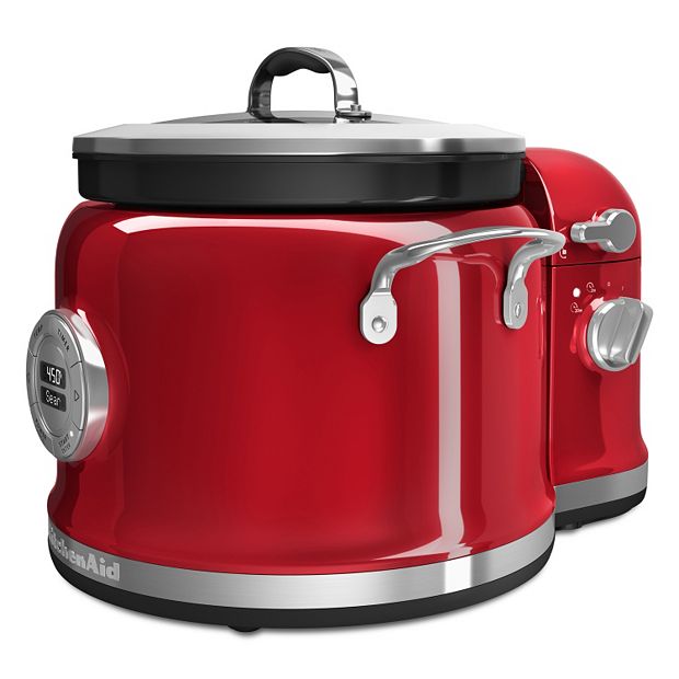 Kitchen Aid KMC4241 Multi-Cooker Lid Steam Basket Candy Apple Red
